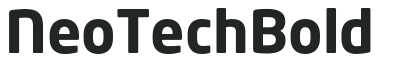 NeoTech Bold preview