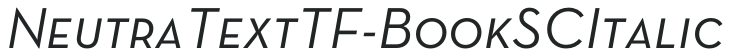 NeutraTextTF-BookSCItalic preview