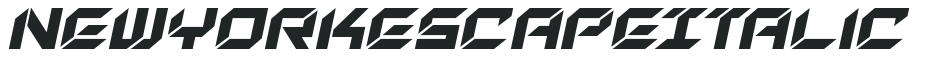 New York Escape Italic preview