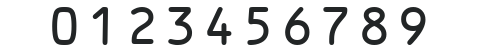 OCR-B-Digits numbers preview