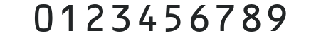 OCRB-Alternate numbers preview