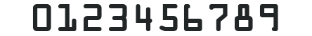 Optical A Bold numbers preview