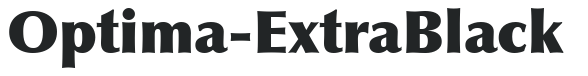 Optima-ExtraBlack letters preview