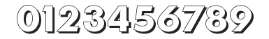 OrnitonsDropShadow Bold numbers preview