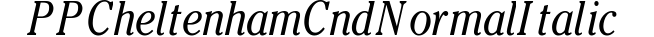 PP Cheltenham Cnd Normal-Italic preview