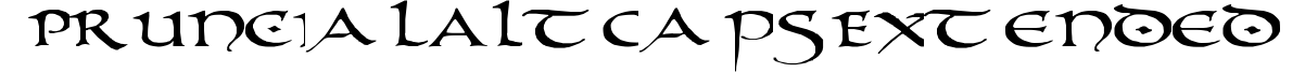 PR Uncial Alt Caps Extended preview