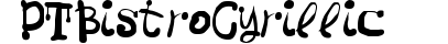 PT Bistro Cyrillic preview