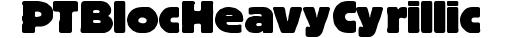 PT Bloc Heavy Cyrillic  preview