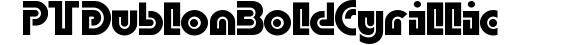 PT Dublon Bold Cyrillic preview
