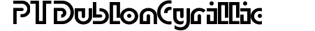 PT Dublon Cyrillic preview