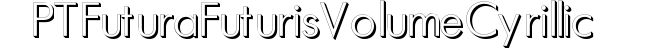 PT FuturaFuturis Volume Cyrillic preview
