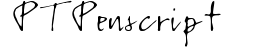PT Penscript preview