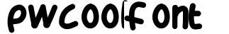PWCoolFont preview