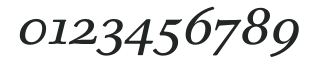 Paperback9-Italic numbers preview
