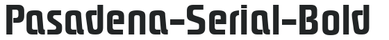 Pasadena-Serial-Bold preview