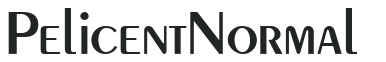 Pelicent Normal letters preview