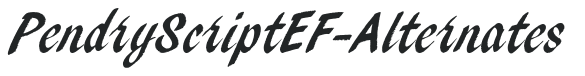 PendryScriptEF-Alternates preview