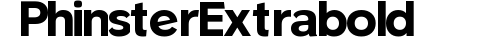Phinster Extrabold preview