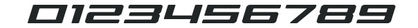 Phoenicia Expanded Italic numbers preview
