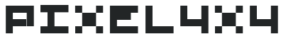 Pixel 4x4 letters preview