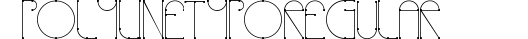 Polyline TypoRegular preview