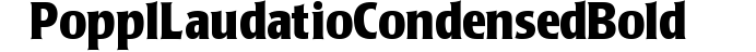 Poppl-Laudatio-Condensed Bold preview