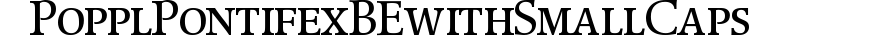 Poppl-PontifexBEwithSmallCaps preview