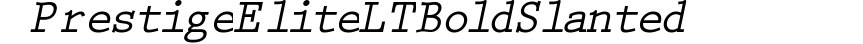 Prestige Elite LT Bold Slanted preview