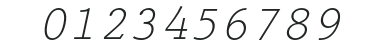 PrestigeEliteStd-Slanted numbers preview