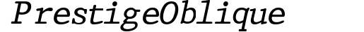 Prestige Oblique preview