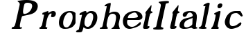Prophet Italic preview