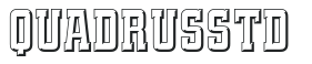 QuadrusStd letters preview