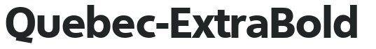 Quebec-ExtraBold preview