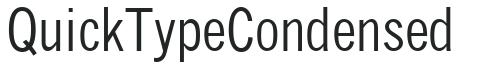 QuickType Condensed letters preview