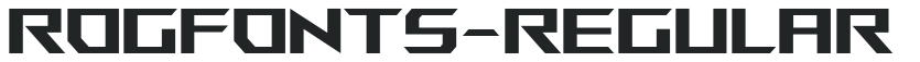 ROGFonts-Regular letters preview