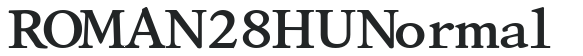 ROMAN28 HU Normal preview