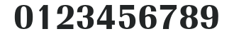 RadiantEFText-Bold numbers preview