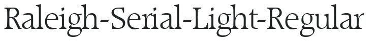 Raleigh-Serial-Light-Regular preview