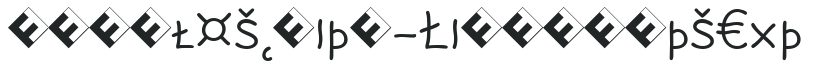Rattlescript-LightCapsExp letters preview