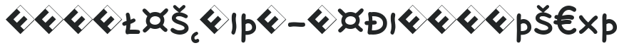 Rattlescript-MediumCapsExp letters preview