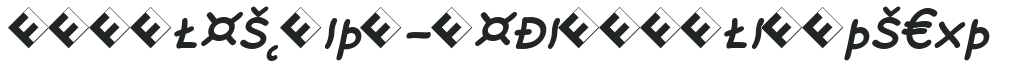 Rattlescript-MediumObliCapsExp letters preview
