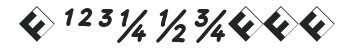 Rattlescript-MediumObliCapsExp numbers preview