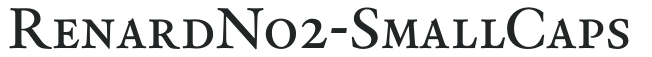 RenardNo2-SmallCaps preview