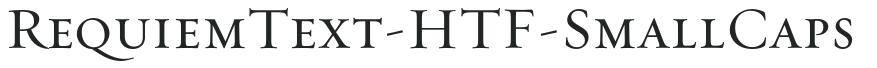 RequiemText-HTF-SmallCaps preview