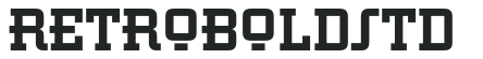 RetroBoldStd letters preview