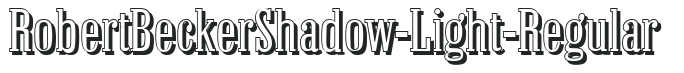 RobertBeckerShadow-Light-Regular preview