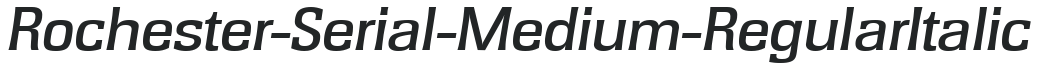 Rochester-Serial-Medium-RegularItalic preview