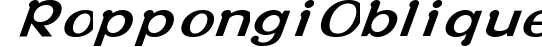 RoppongiOblique preview
