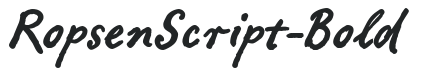 RopsenScript-Bold preview