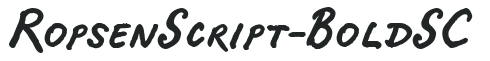 RopsenScript-BoldSC preview